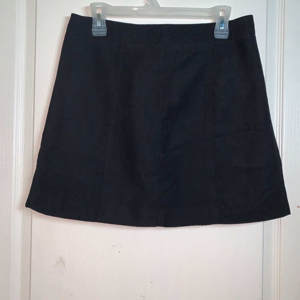 Black Button Up Skirt